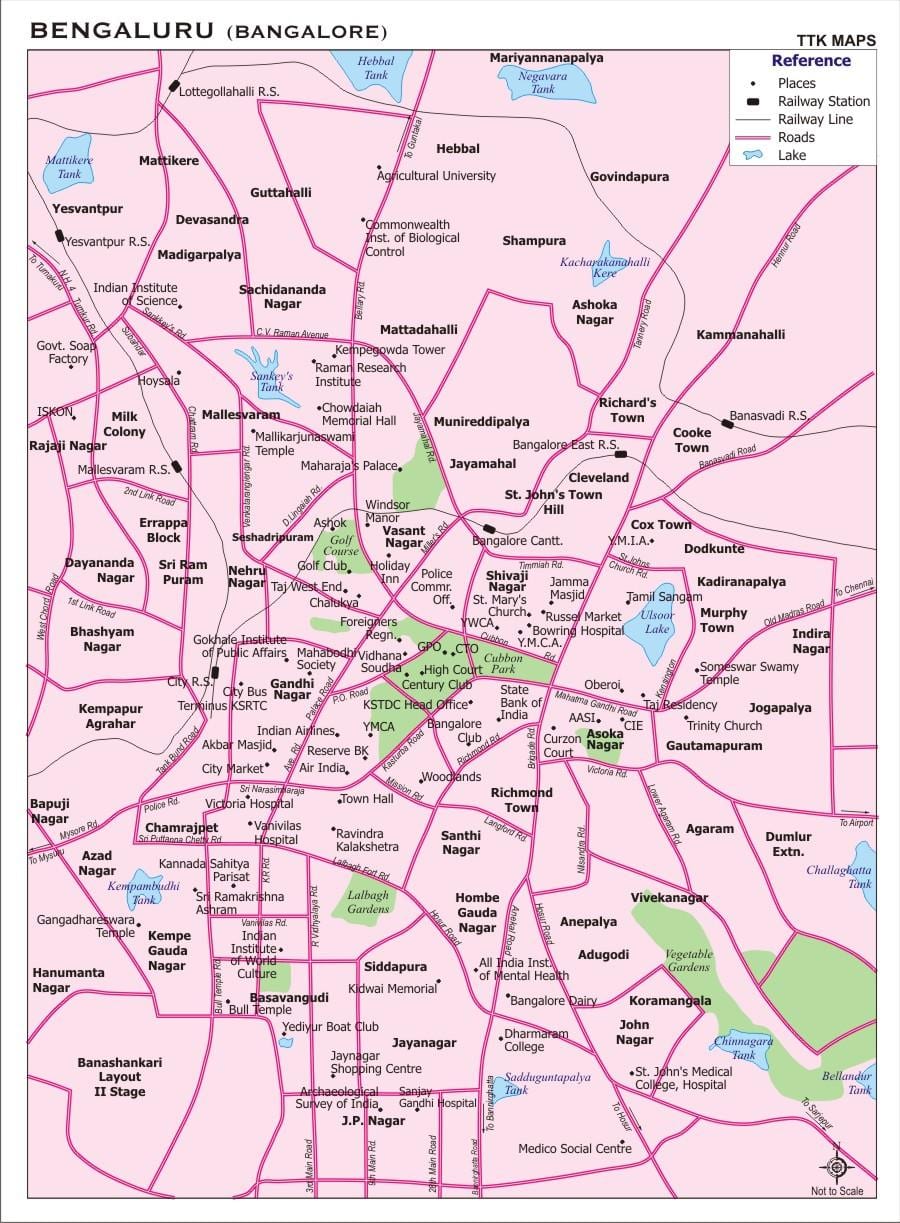 Banglore kartta
