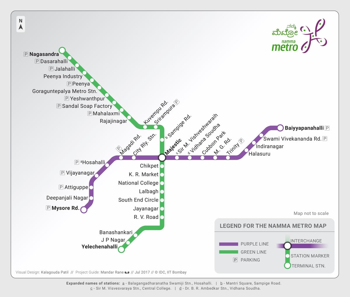 metro kartta Bangalore