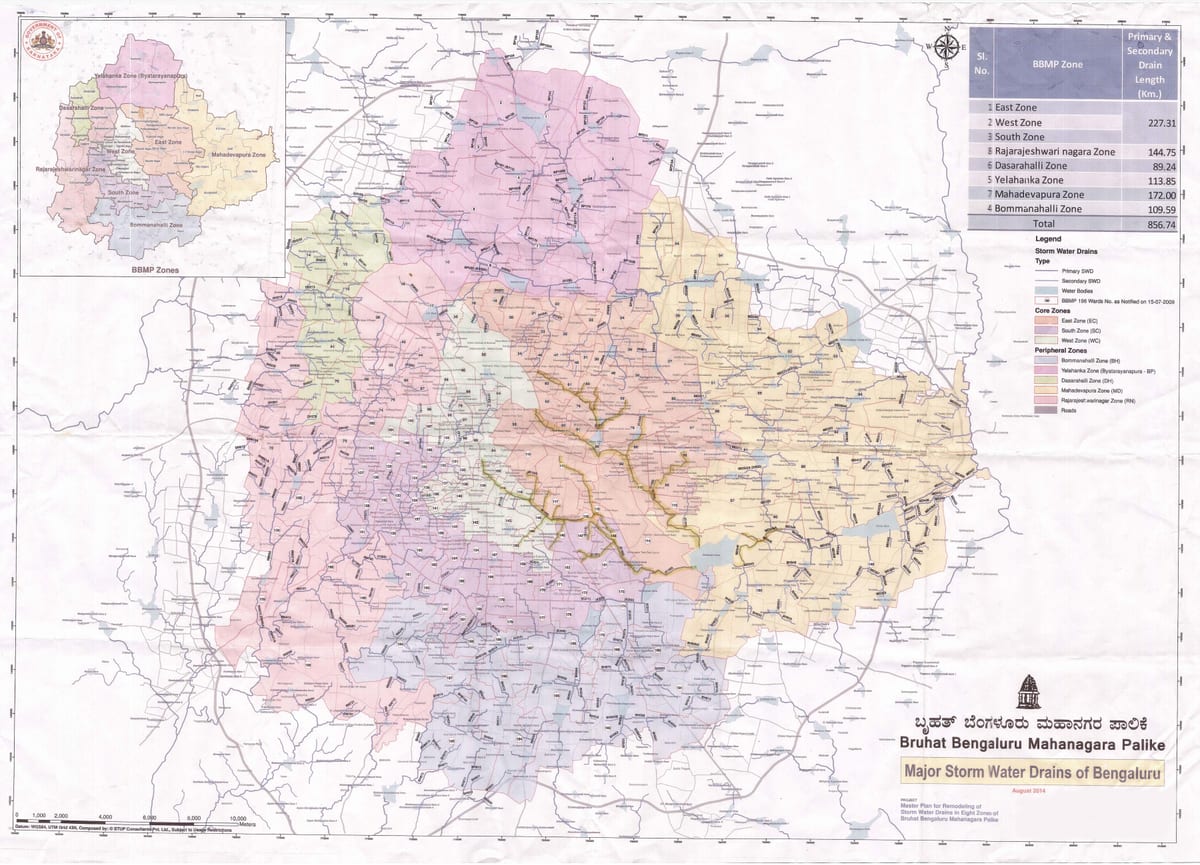 kartta BBMP rajakaluve