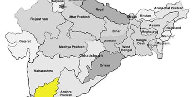 Kartta Bangalore intia