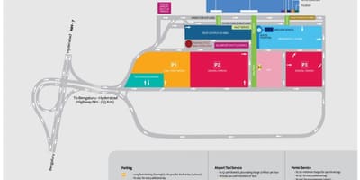 Lentokenttä Bangalore kartta