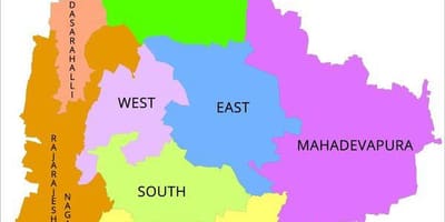 Bangalore BBMP seurakunnan kartta