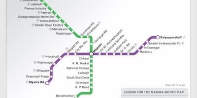 Metro kartta Bangalore