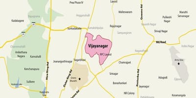 Kartta Vijayanagar Bangalore